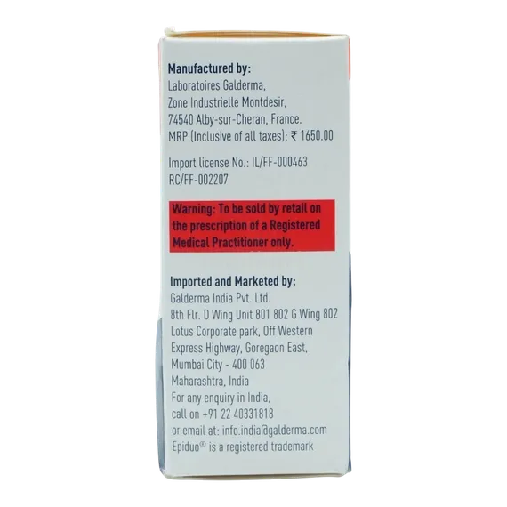 epiduo forte gel 30 gm